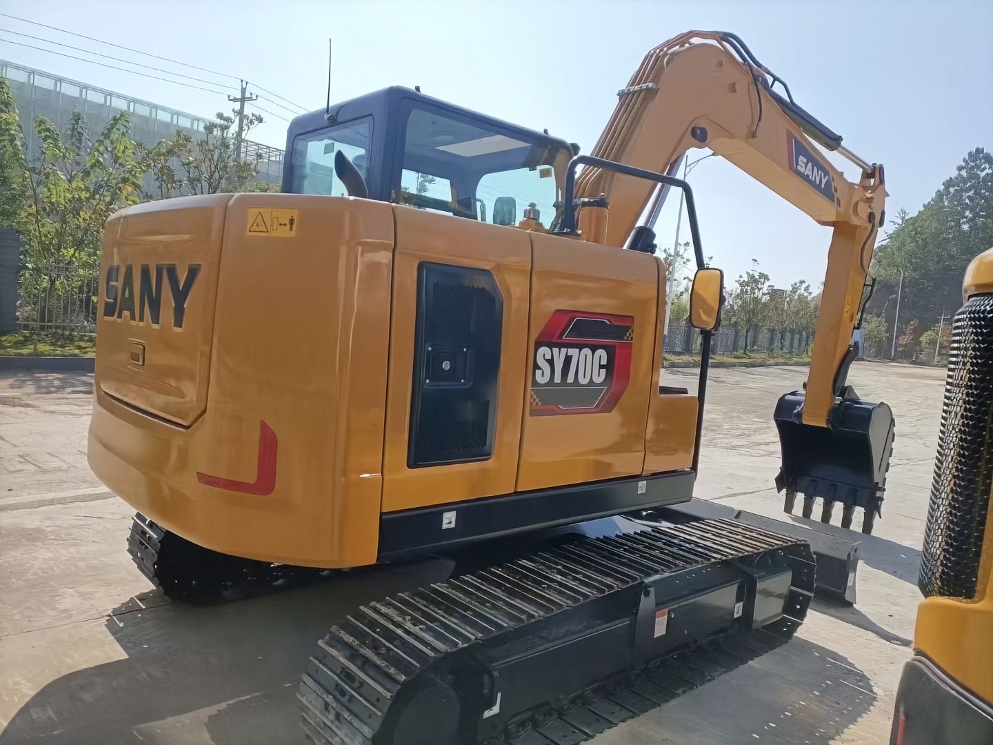 New Sany SY70C Excavator for Sale detail view