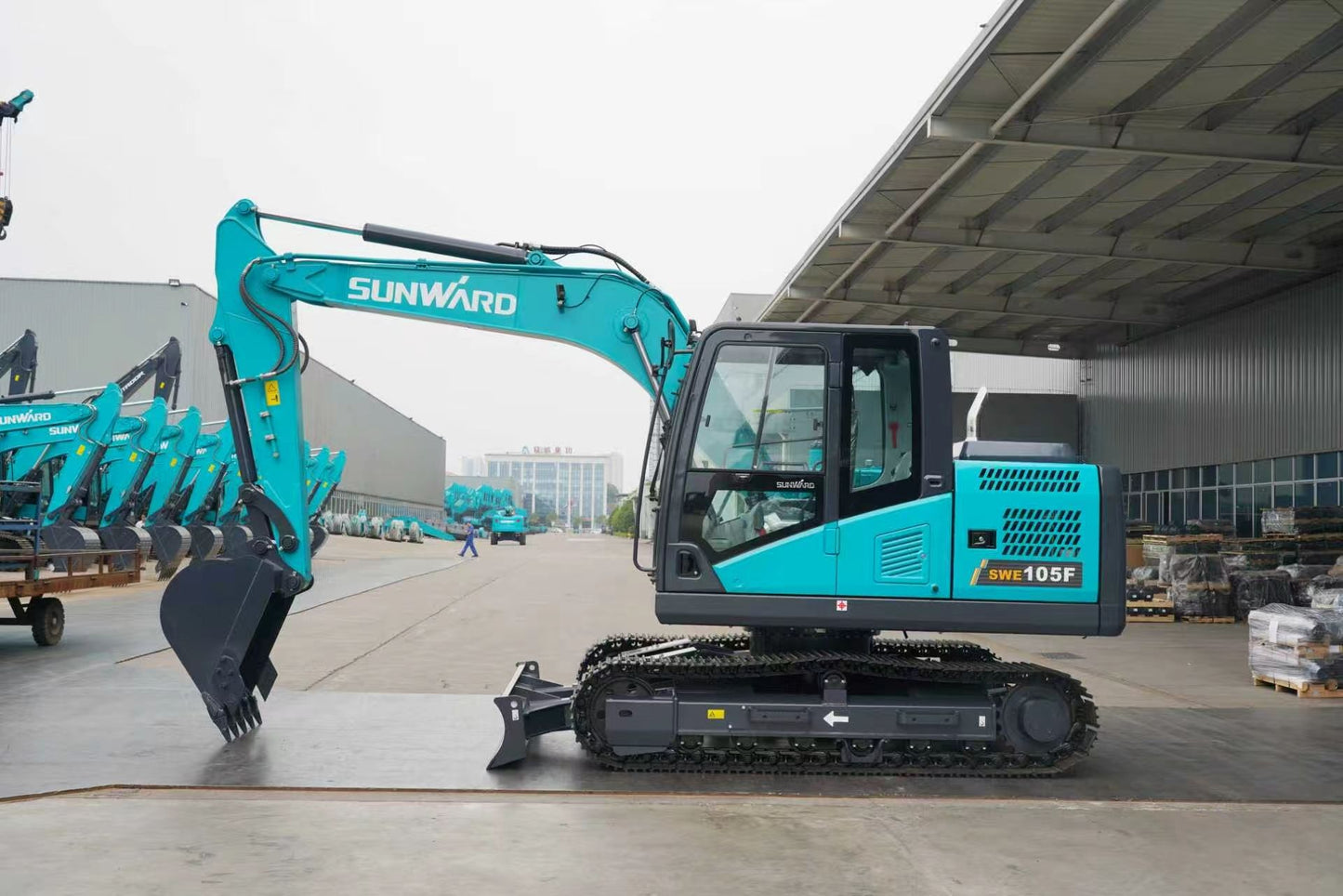 New Sunward SWE105F Excavator for Sale detail view