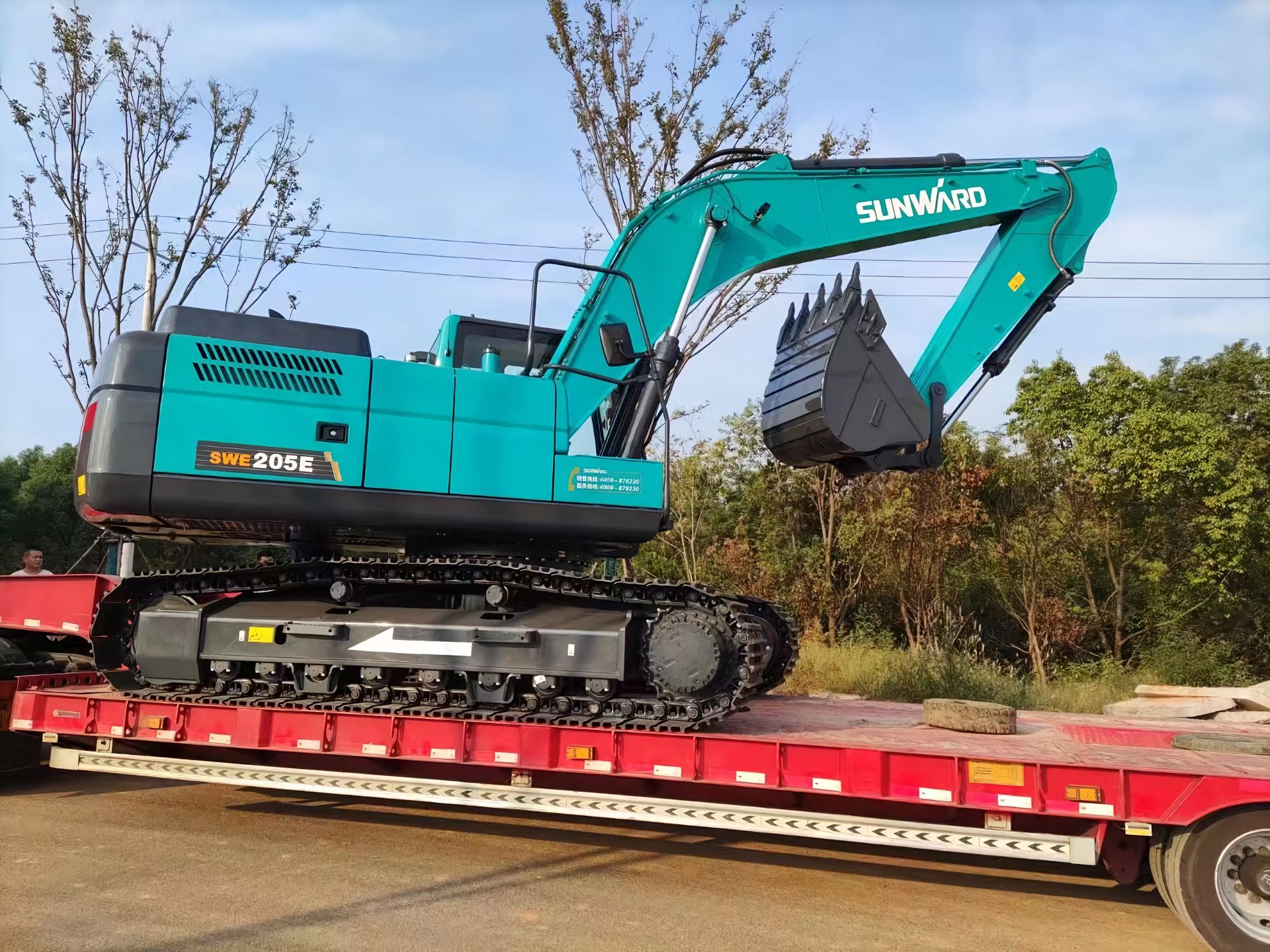 New Sunward SWE205E Excavator for Sale rear side view