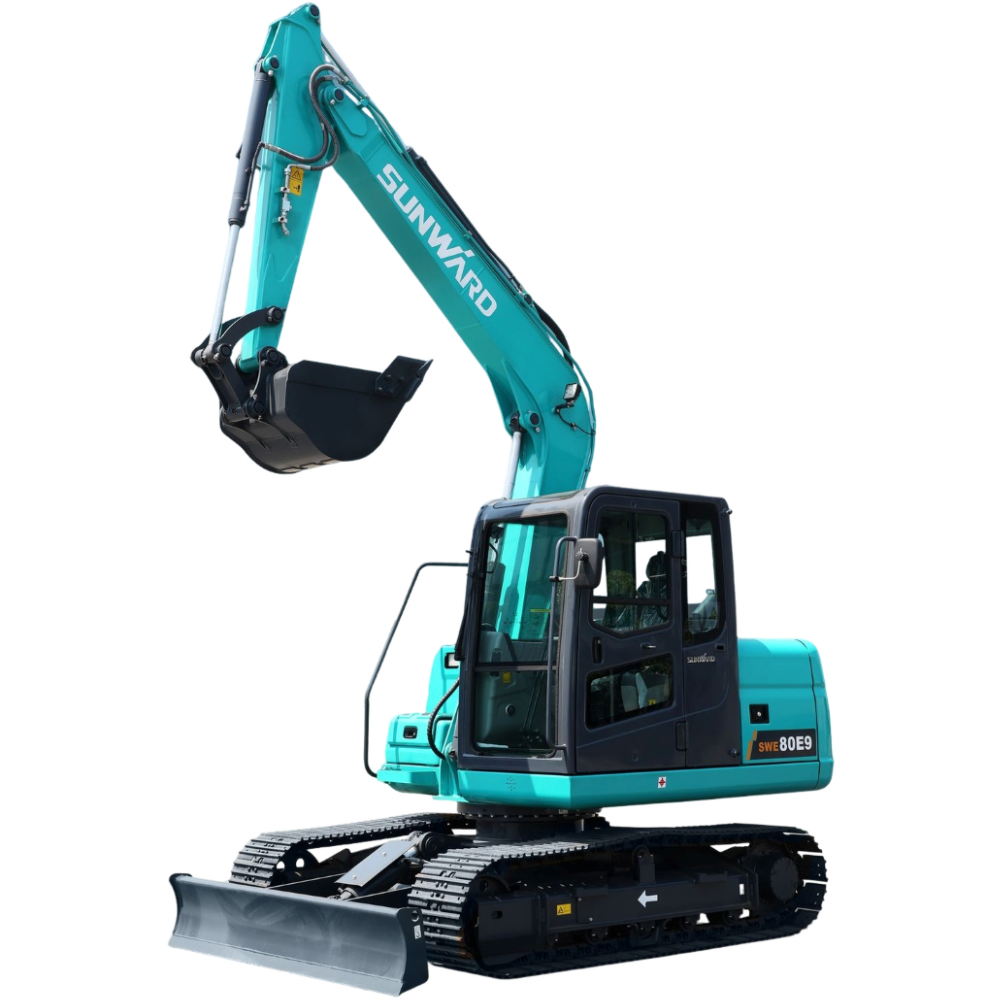 New Sunward SWE80E9 Excavator for Sale side view