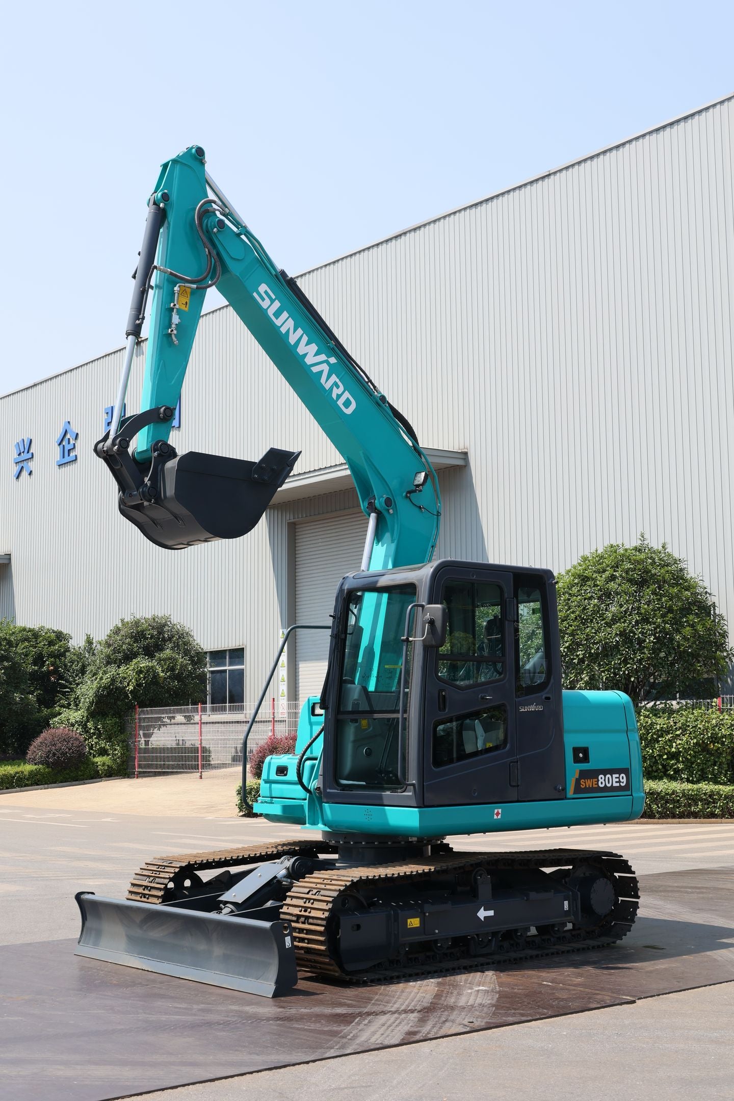 New Sunward SWE80E9 Excavator for Sale rear side view