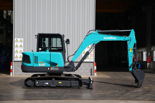 New Sunward SWE60F Excavator for Sale rear side view