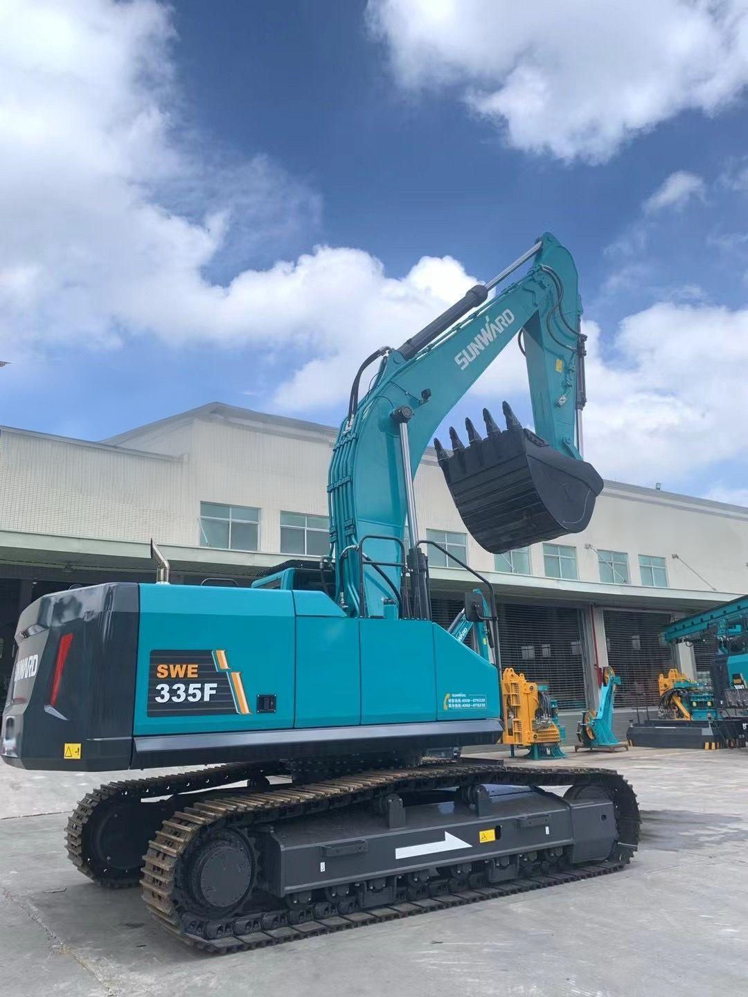 New Sunward SWE335F Excavator for Sale rear side view