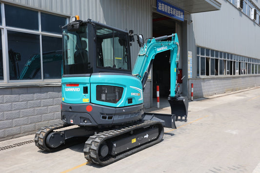 New Sunward SWE35UF Excavator for Sale rear side view