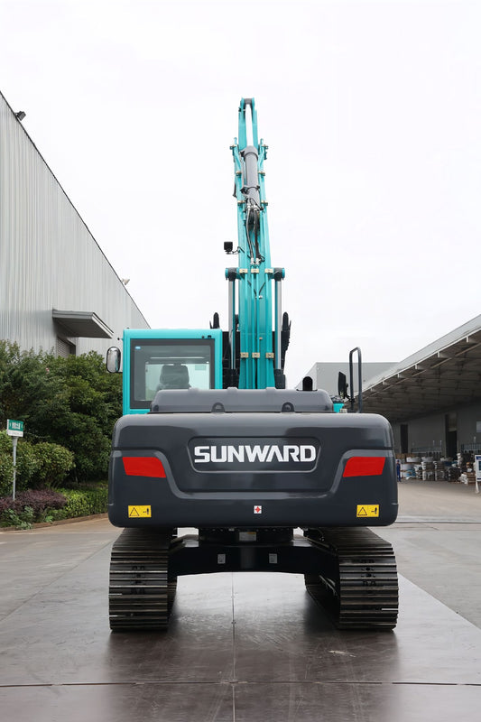 New Sunward SWE135E Excavator for Sale rear side view