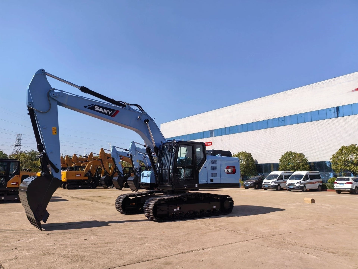 New Sany SY215E Excavator for Sale detail view