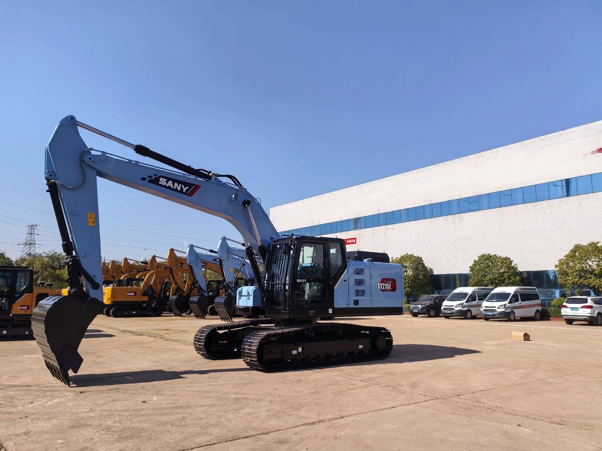 New Sany SY215E Excavator for Sale detail view