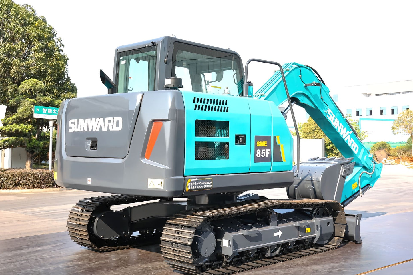 New Sunward SWE85F Excavator for Sale front view