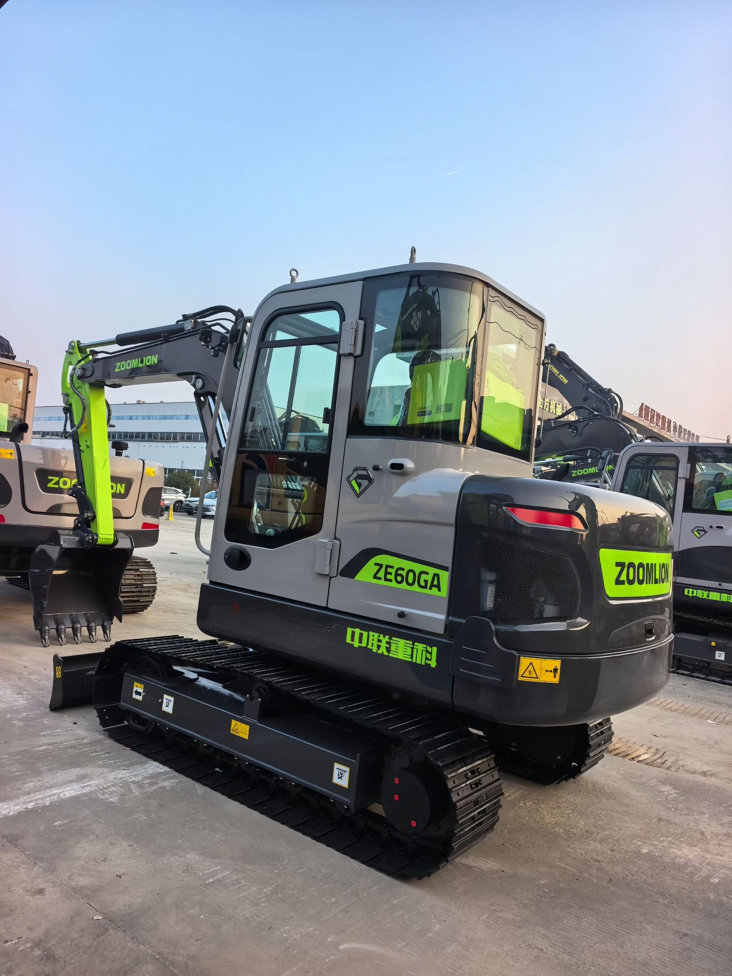 New Zoomlion ZE60G/GA Excavator for Sale front view