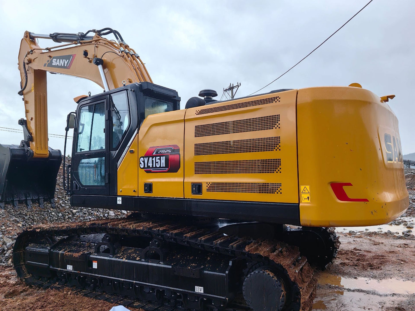 New Sany SY415H-S Excavator for Sale detail view
