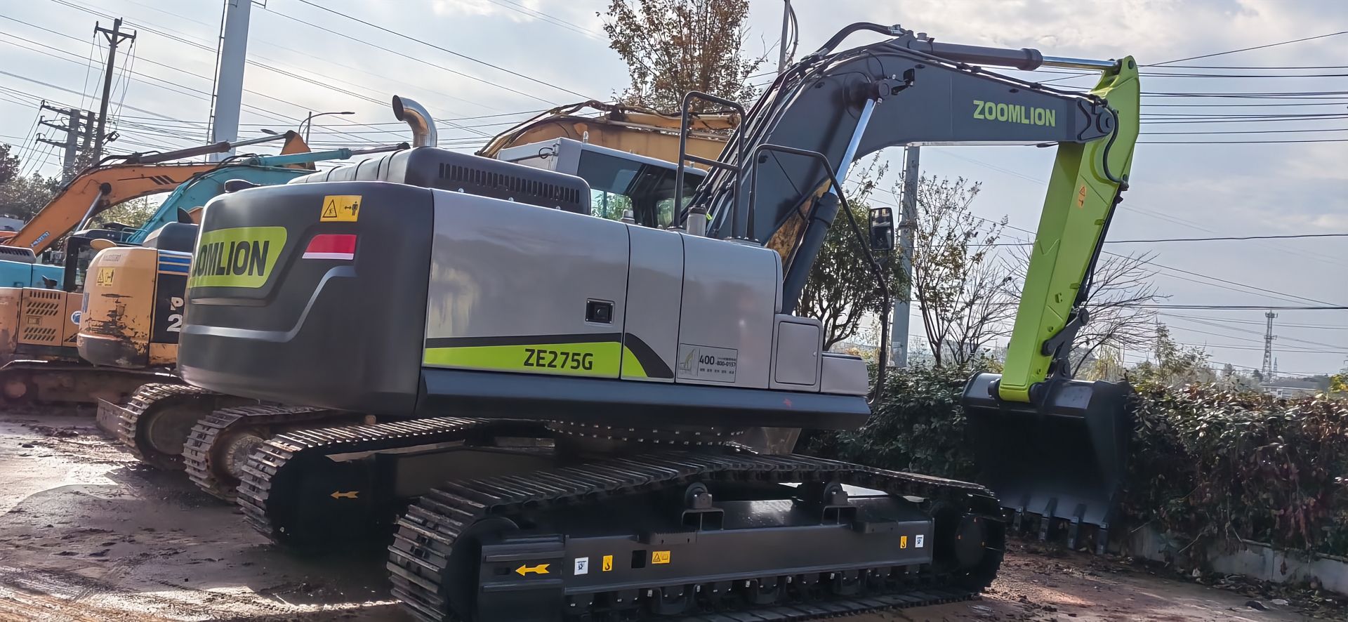 New Zoomlion ZE275G Excavator for Sale rear side view