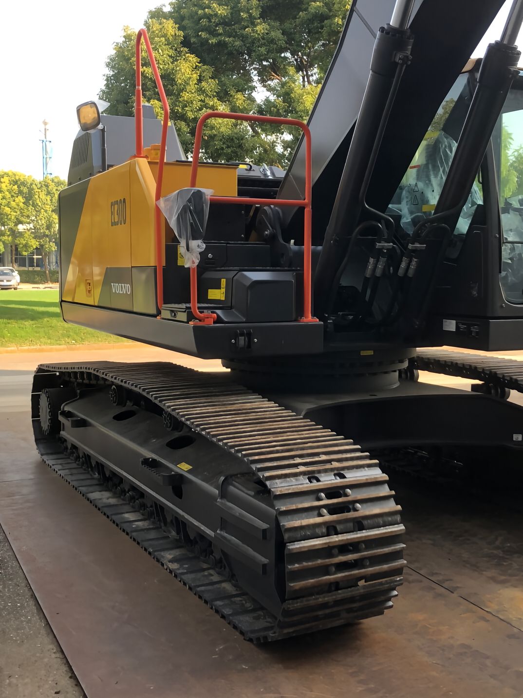 New Volvo EC300 Excavator for Sale rear side view