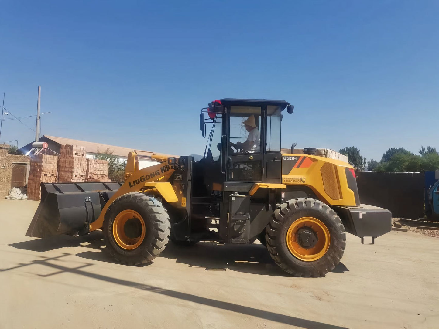 New Liugong 830H Wheel Loader for Sale rear side view