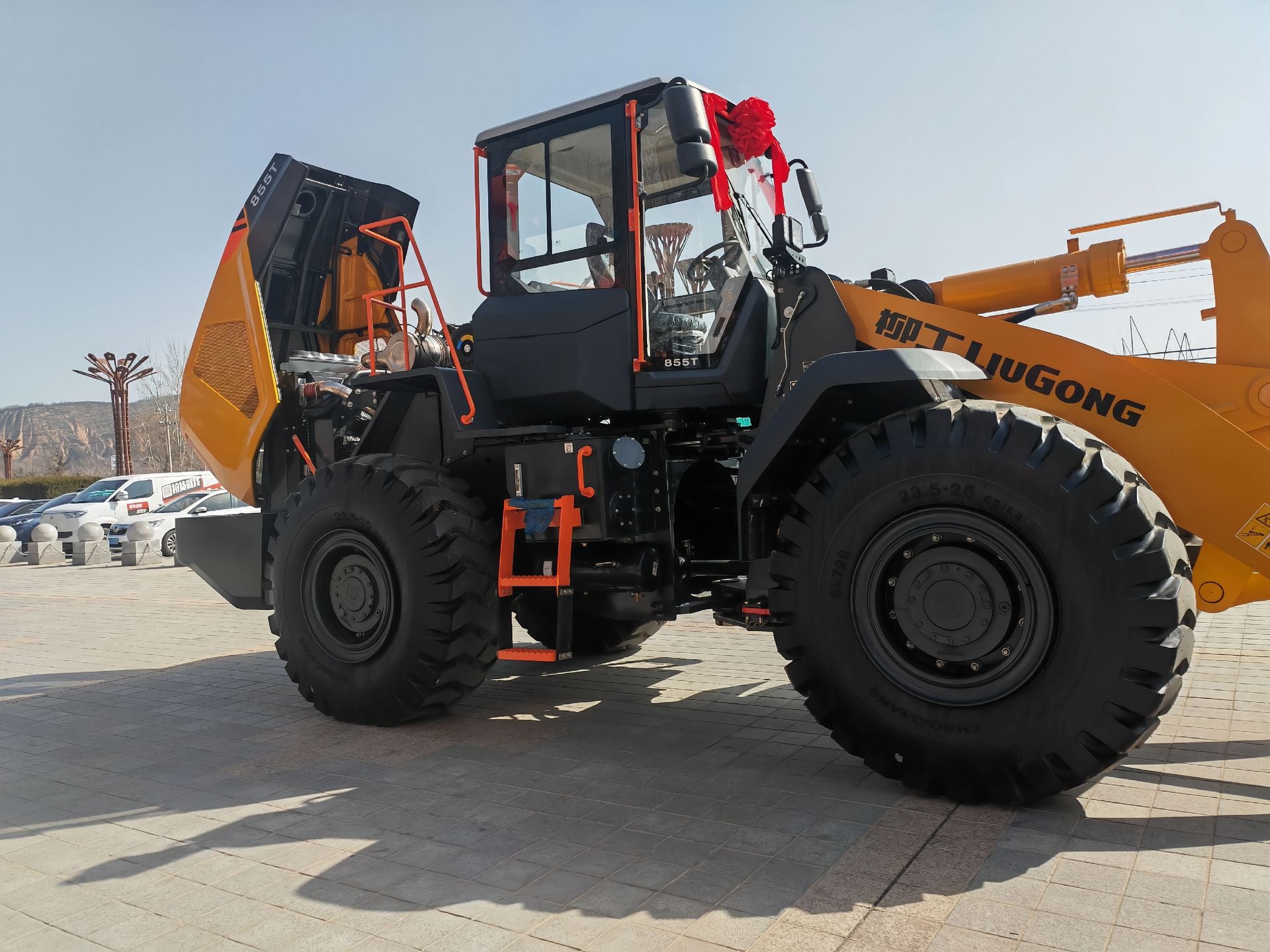 New Liugong 855T Wheel Loader for Sale front view