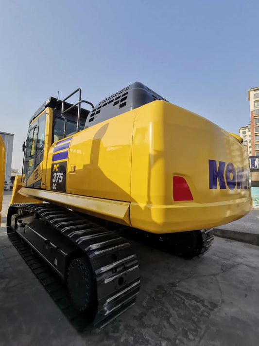 New Komatsu PC375LC-11M0 Excavator for Sale rear side view