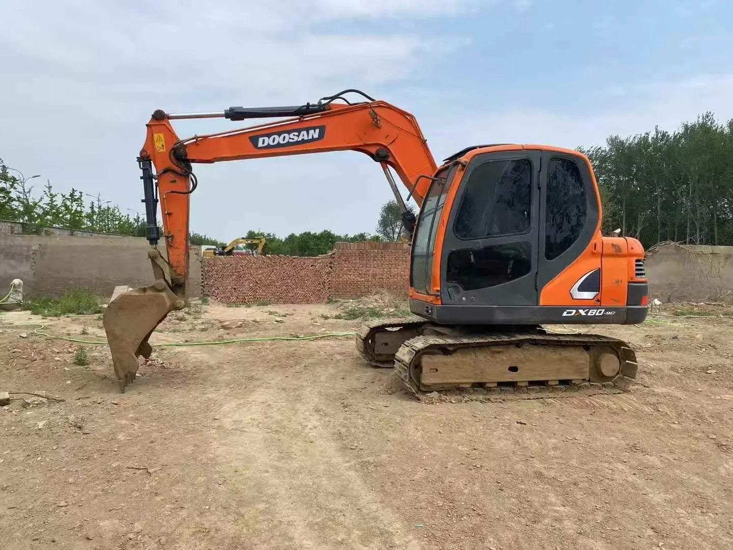 Used Doosan DX80-9C Excavator for Sale front view