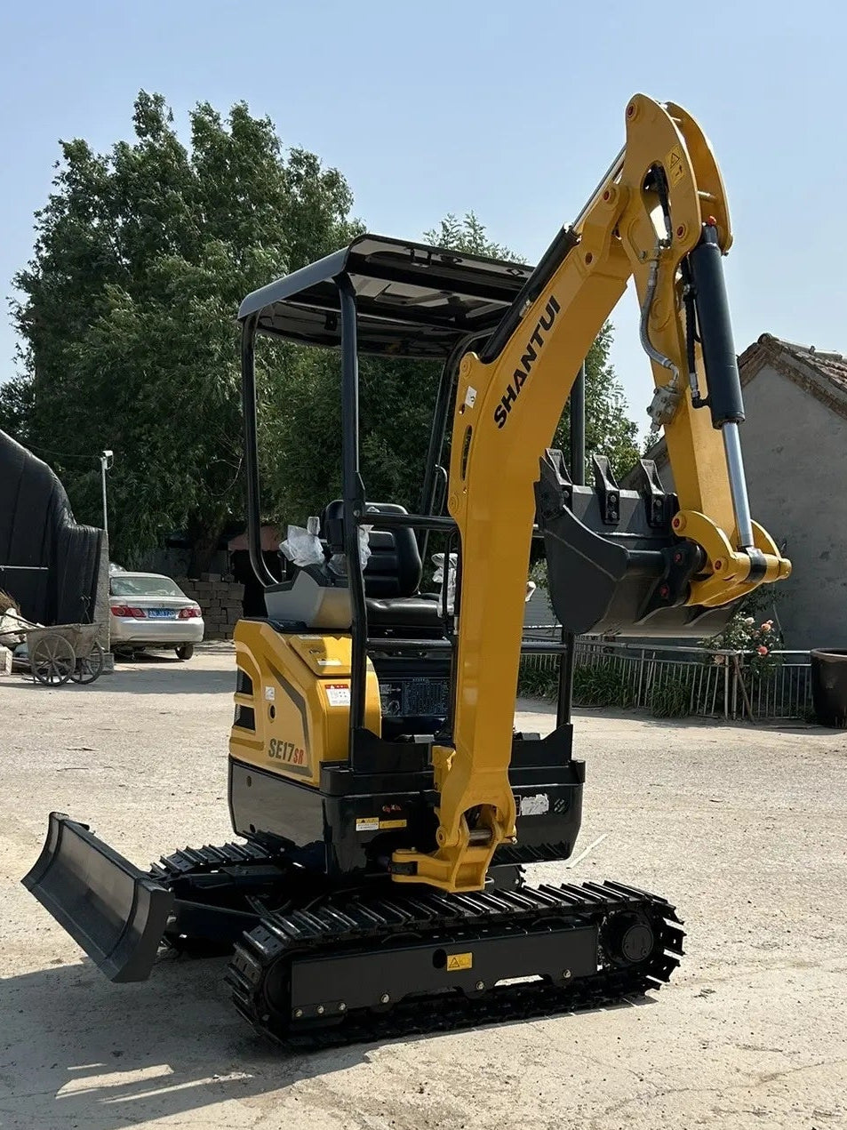 New Shantui SE17SR Excavator for Sale front view