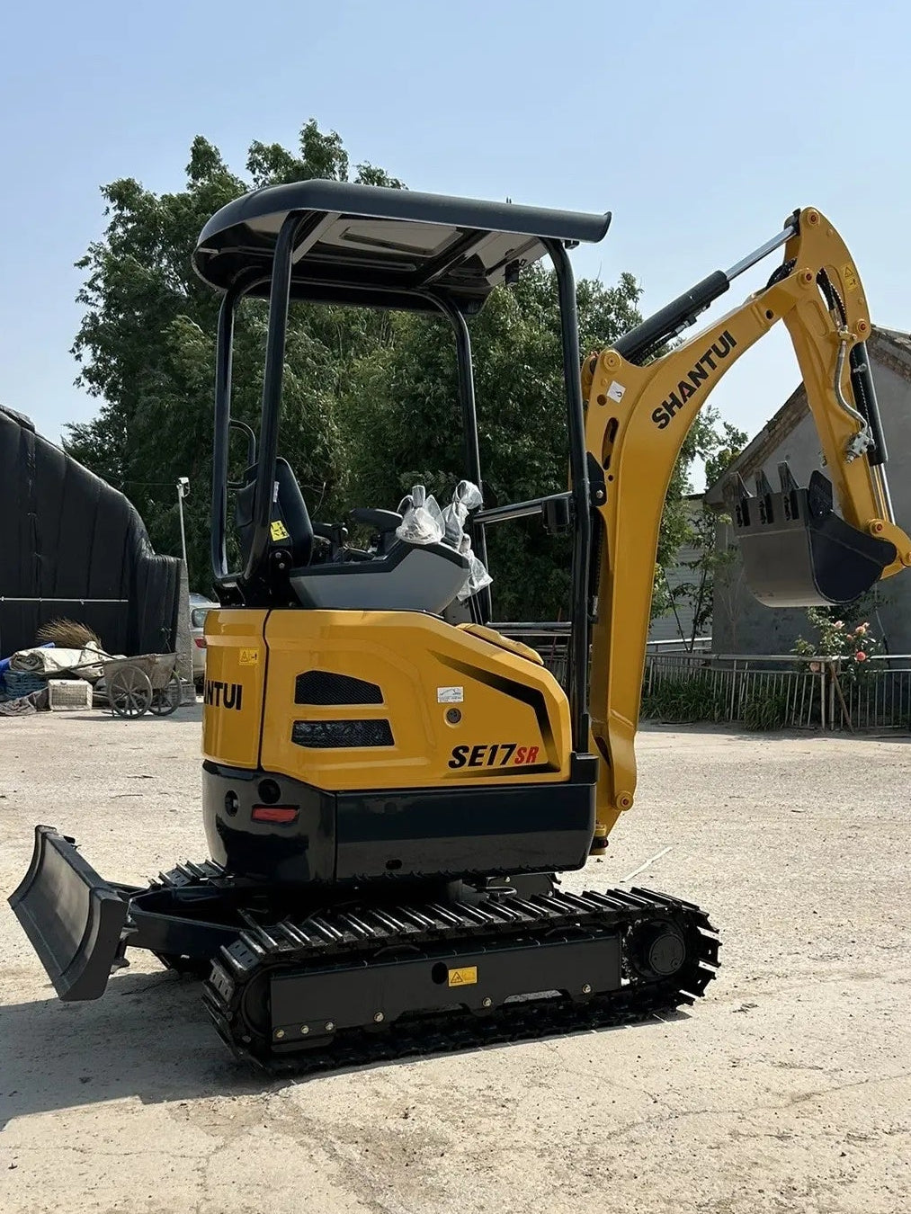 New Shantui SE17SR Excavator for Sale detail view