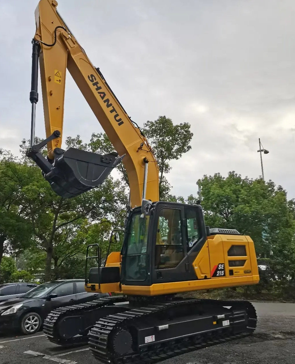 New Shantui SE215 Excavator for Sale rear side view
