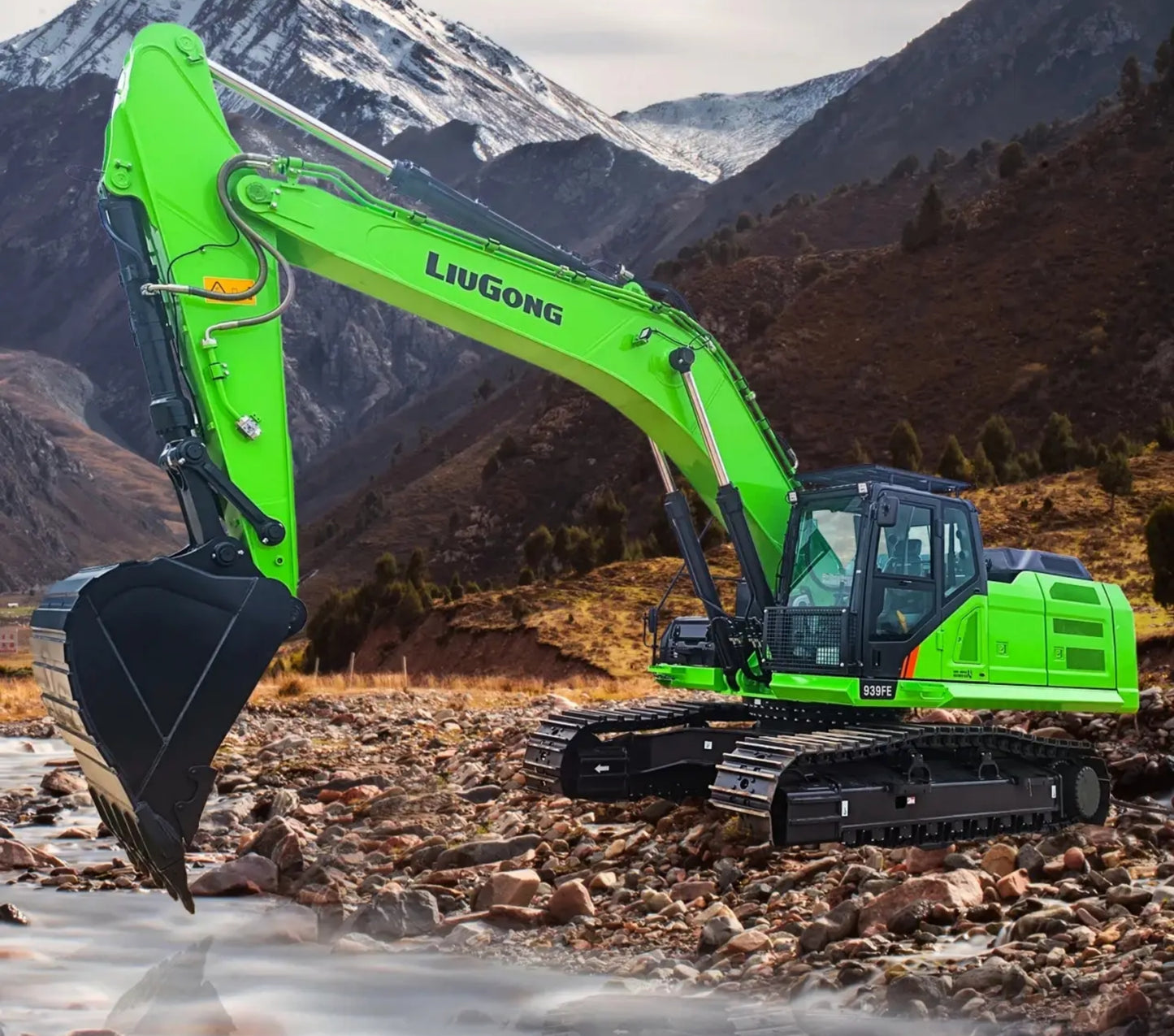 New Liugong 939FE ELECTRIC DRIVE Excavator for Sale rear side view
