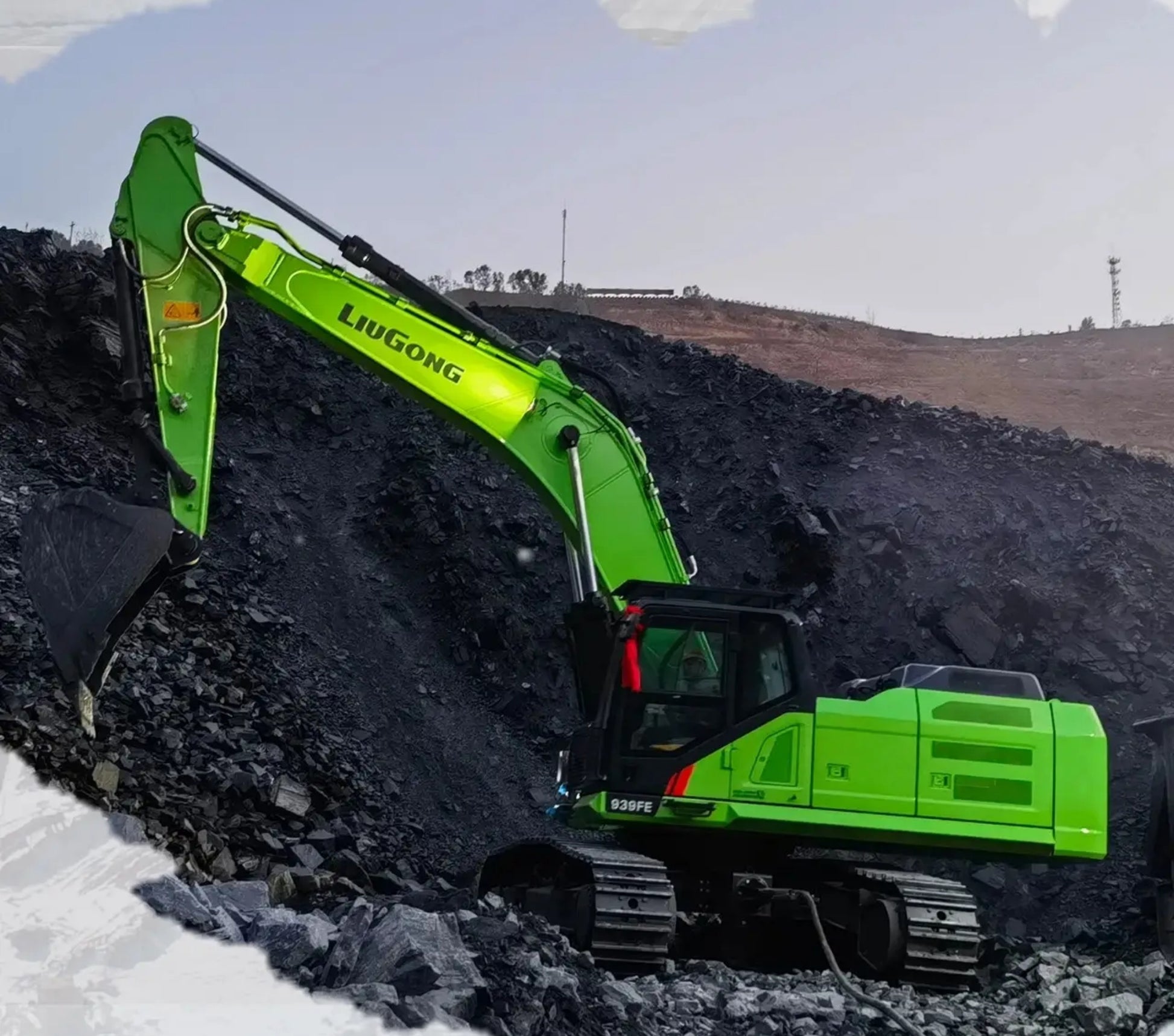 New Liugong 939FE ELECTRIC DRIVE Excavator for Sale front view