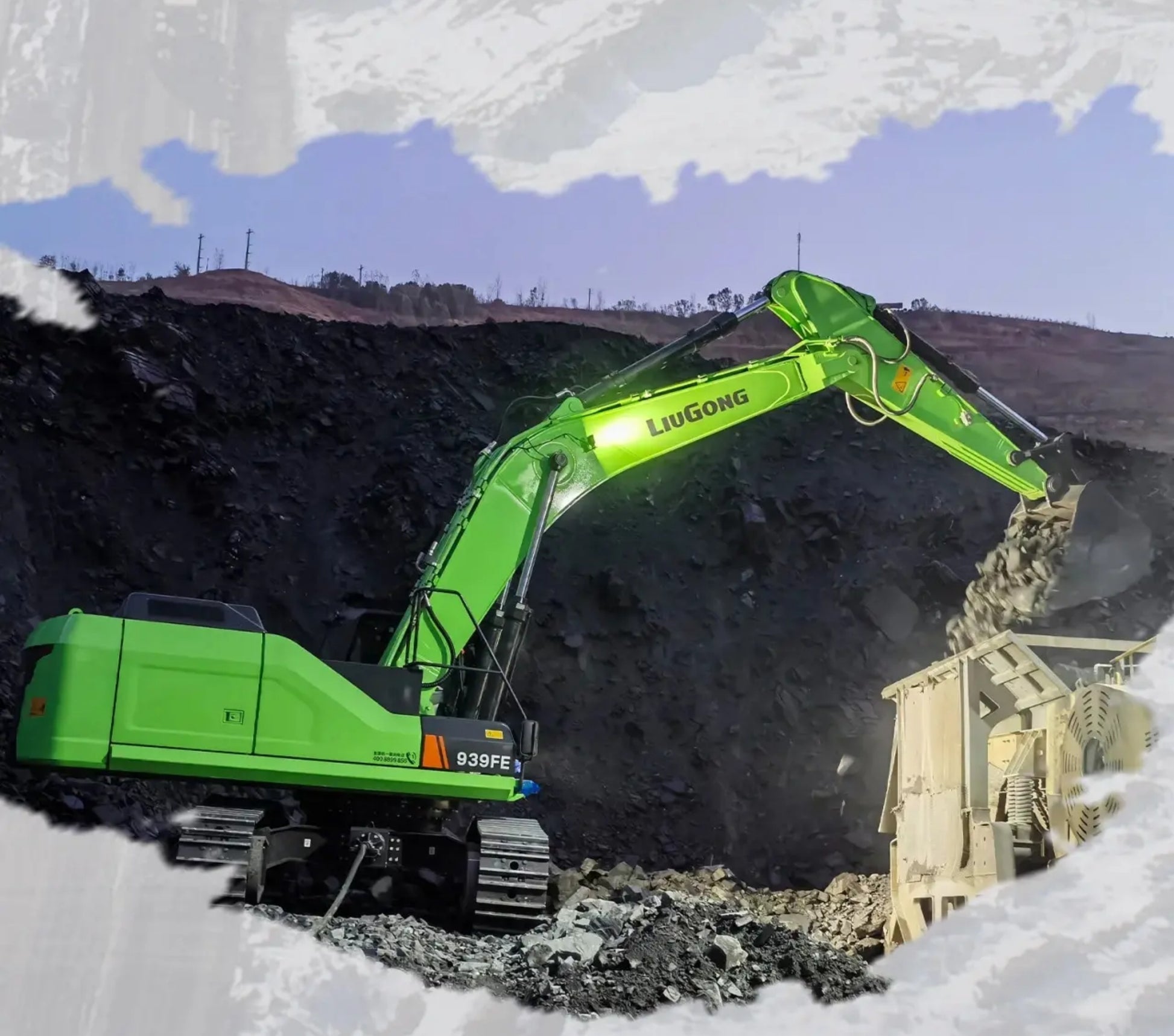 New Liugong 939FE ELECTRIC DRIVE Excavator for Sale detail view