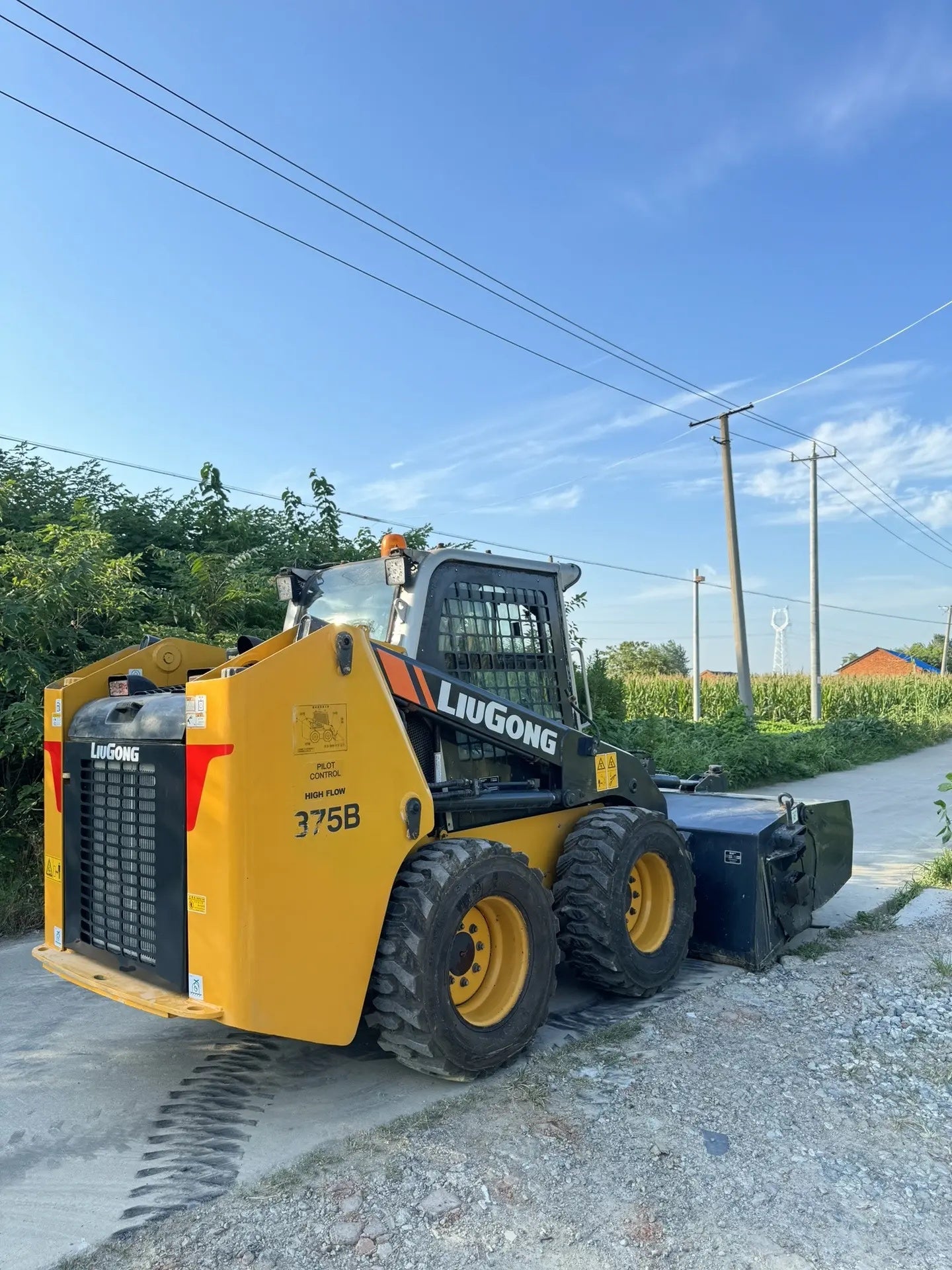 New Liugong 375BMAXG4 Wheel Loader for Sale rear side view