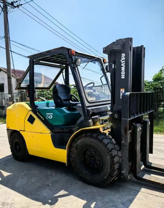 Used Komatsu FD50 Forklift for Sale rear side view