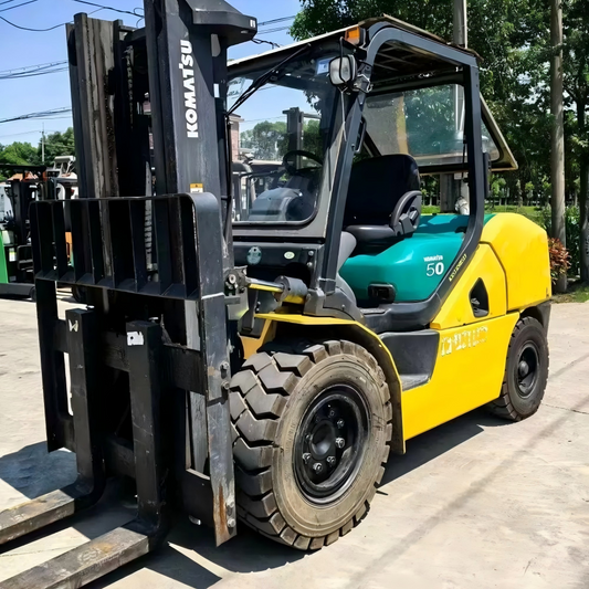 Used Komatsu FD50 Forklift for Sale side view