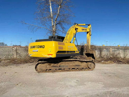 Used Sumitomo SH240 Excavator for Sale rear side view