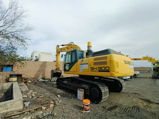 Used Sumitomo SH300 Excavator for Sale rear side view