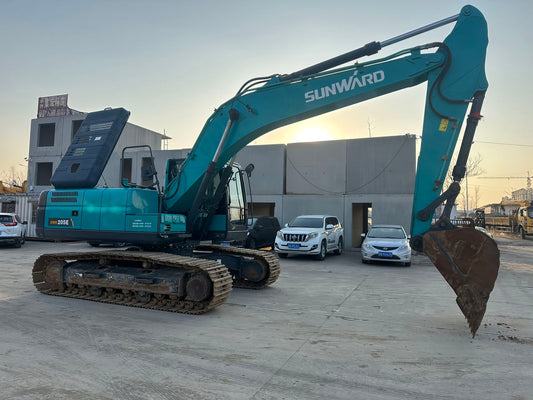 Used Sunward SWE205E Excavator for Sale rear side view