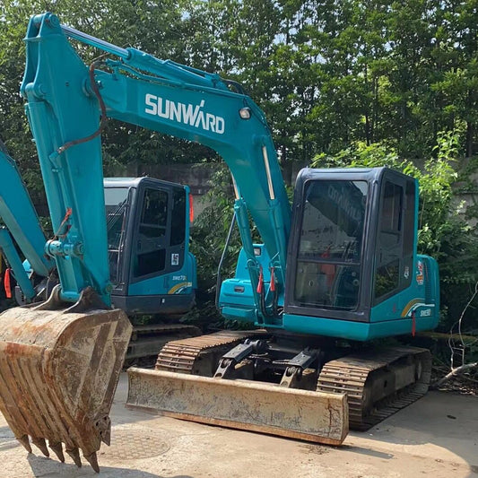 Used Sunward SWE90E Excavator for Sale side view