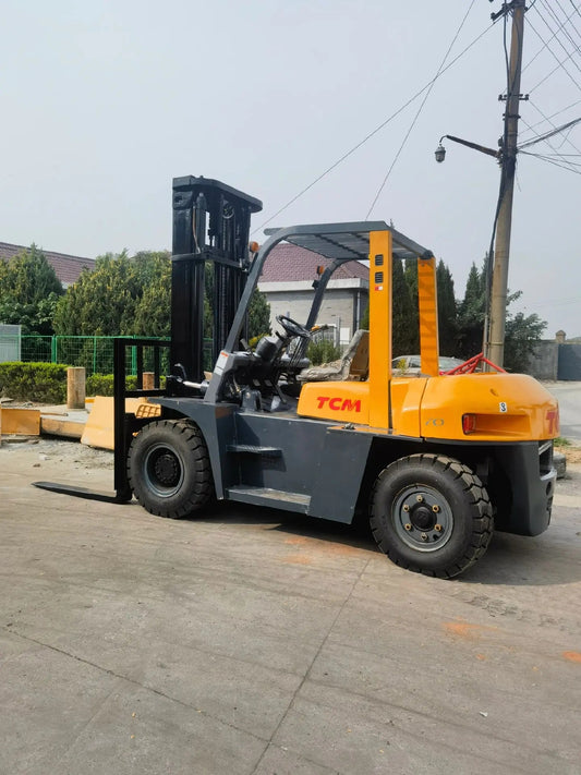 Used Tcm FD70 Forklift for Sale rear side view