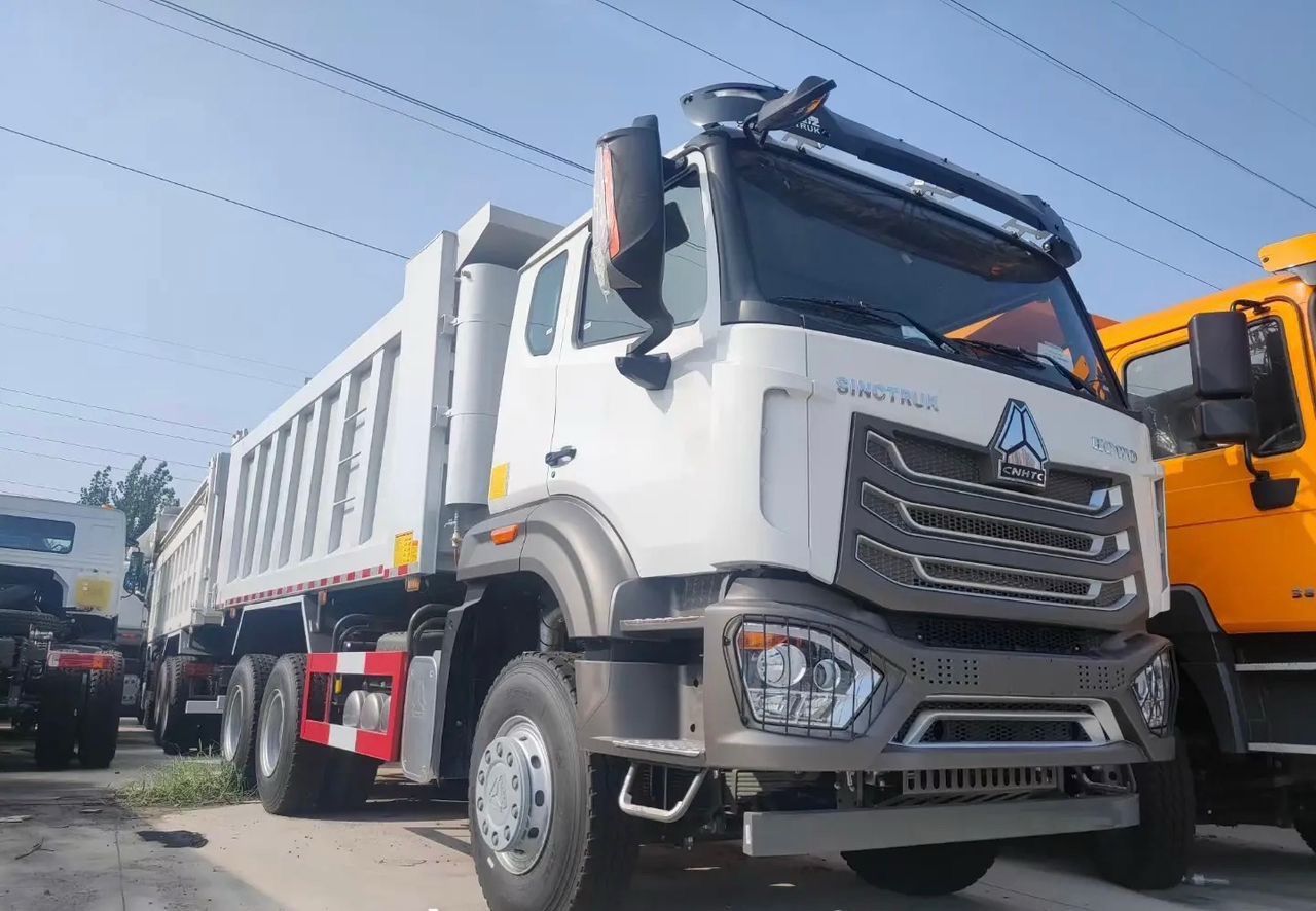 New Howo 380HP Dump Truck for Sale rear side view