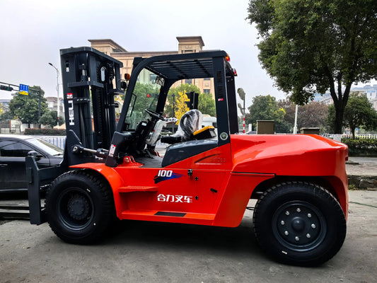 Used Heli CPC100 Forklift for Sale rear side view