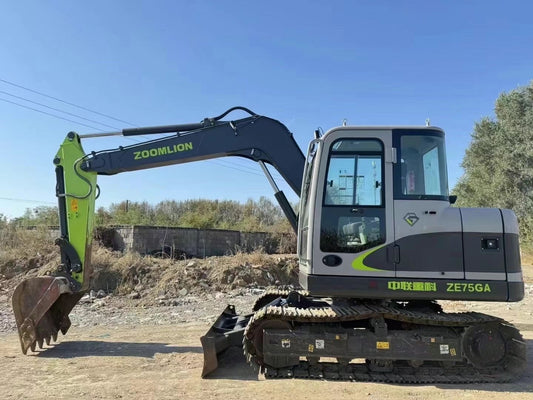 Used Zoomlion ZE75 Excavator for Sale rear side view