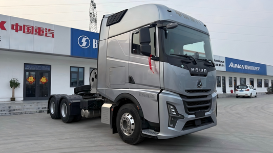 New Howo 630HP Truck Chassis for Sale rear side view
