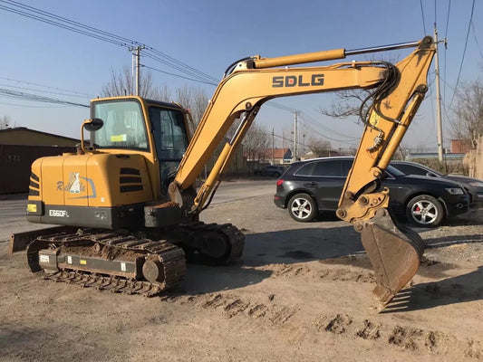 Used Sdlg E660FL Excavator for Sale rear side view