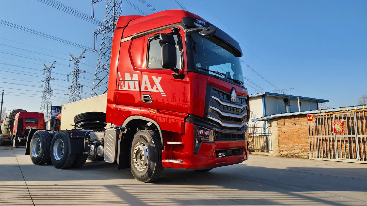 New Howo 490HP Heavy Truck for Sale rear side view