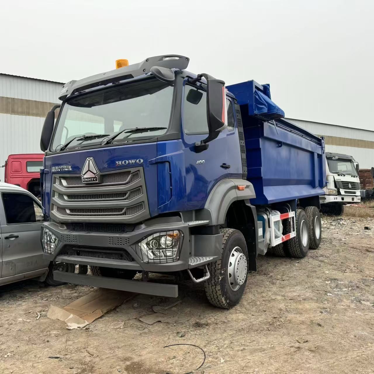 New Howo 400HP Dump Truck for Sale side view