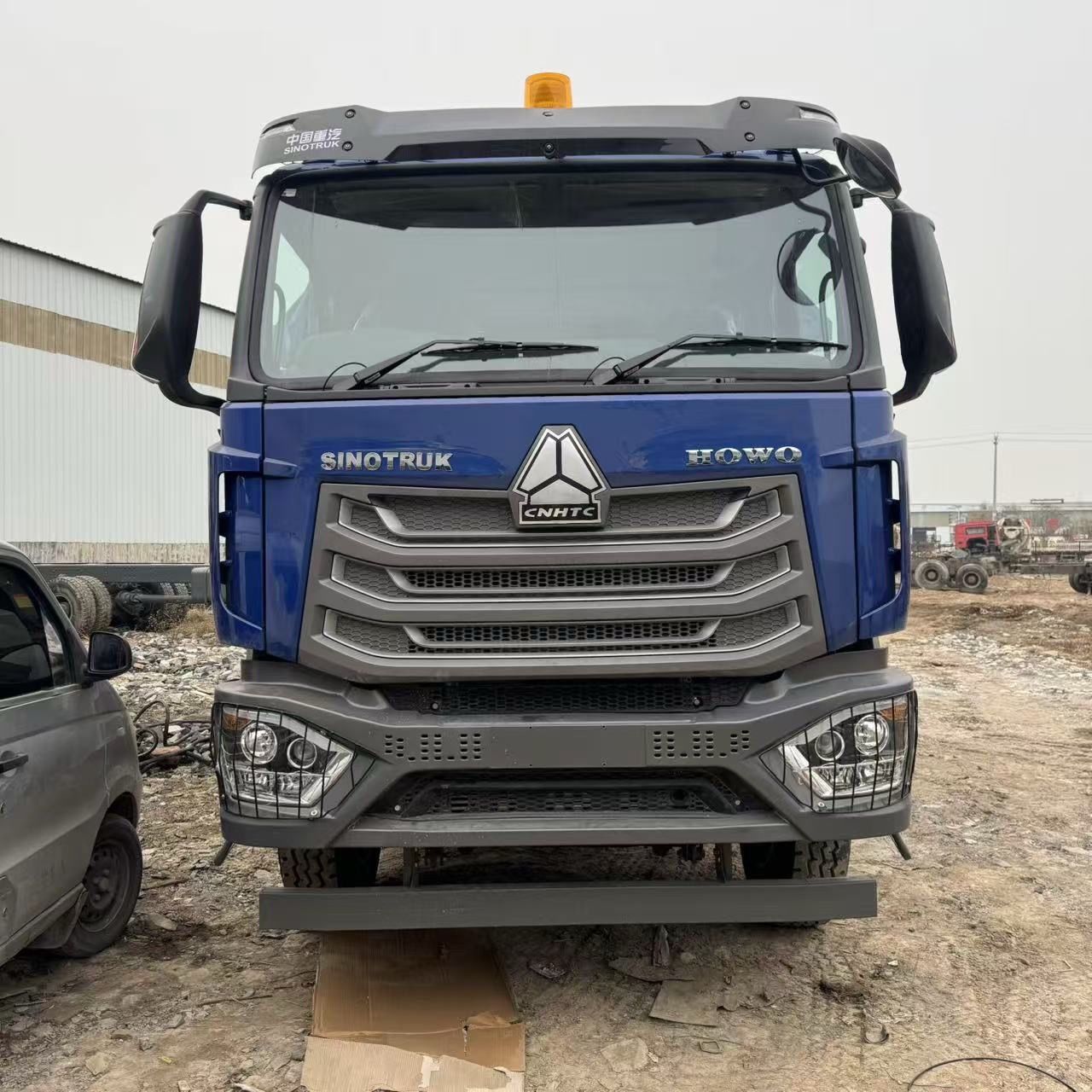 New Howo 400HP Dump Truck for Sale rear side view