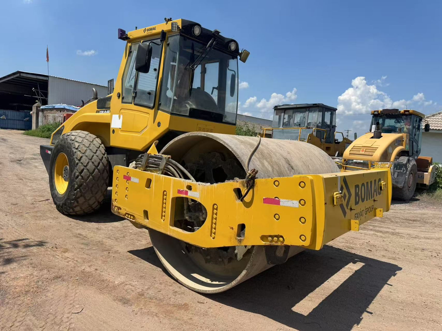 Used Bomag BW220 Road Roller for Sale detail view