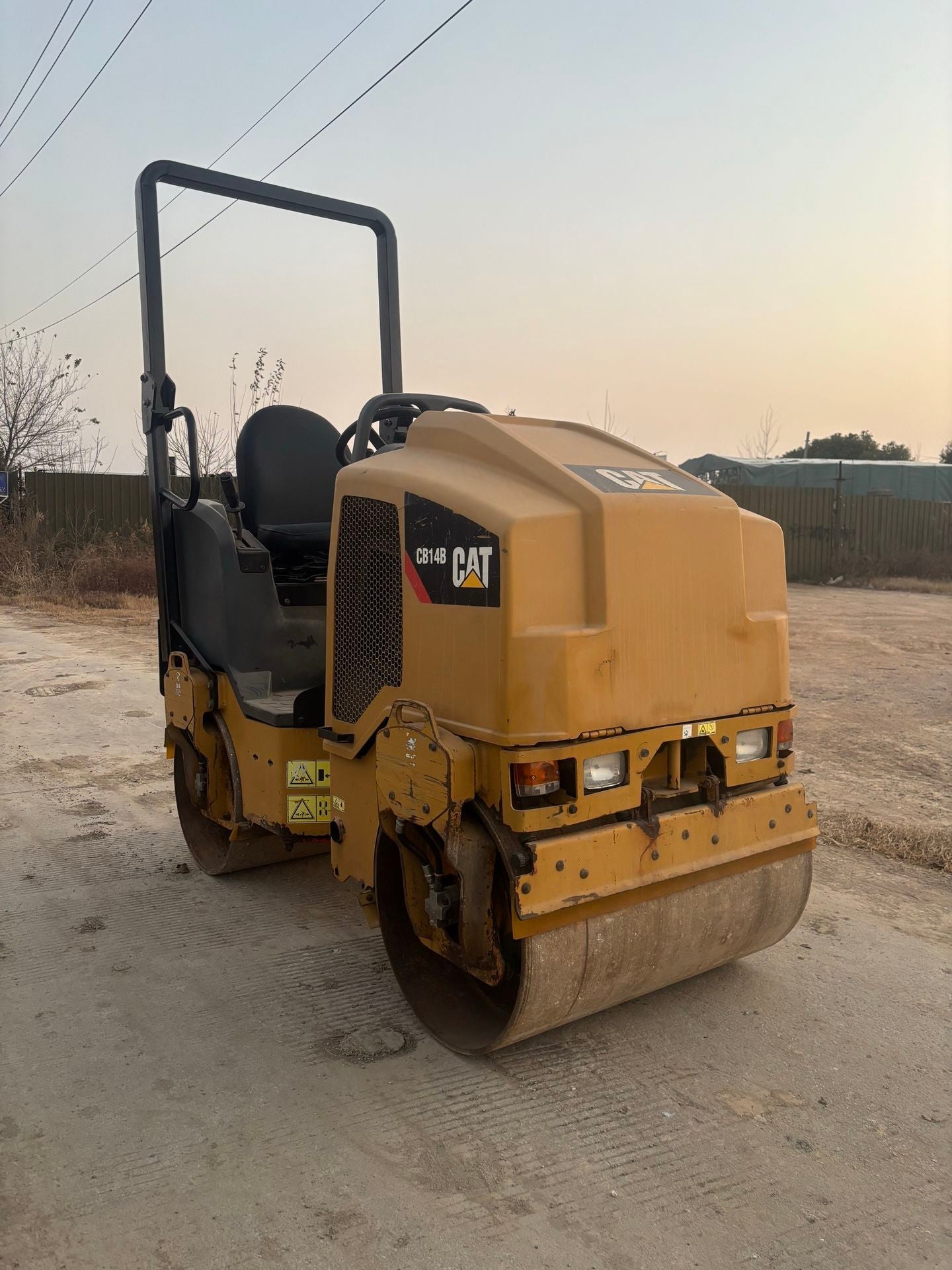 Used Caterpillar CB14B Road Roller for Sale front view