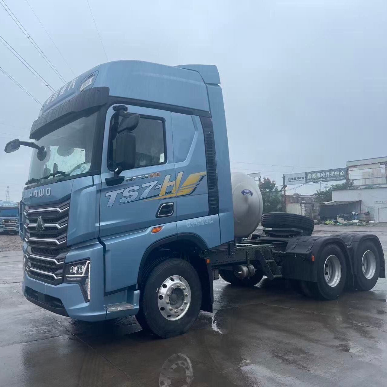 New Howo 720HP Wozun Edition Truck Chassis for Sale side view