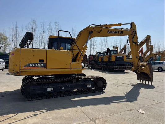 Used Shantui SE150 Excavator for Sale rear side view