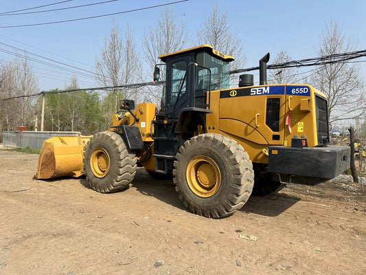 Used Sem 655D Wheel Loader for Sale rear side view