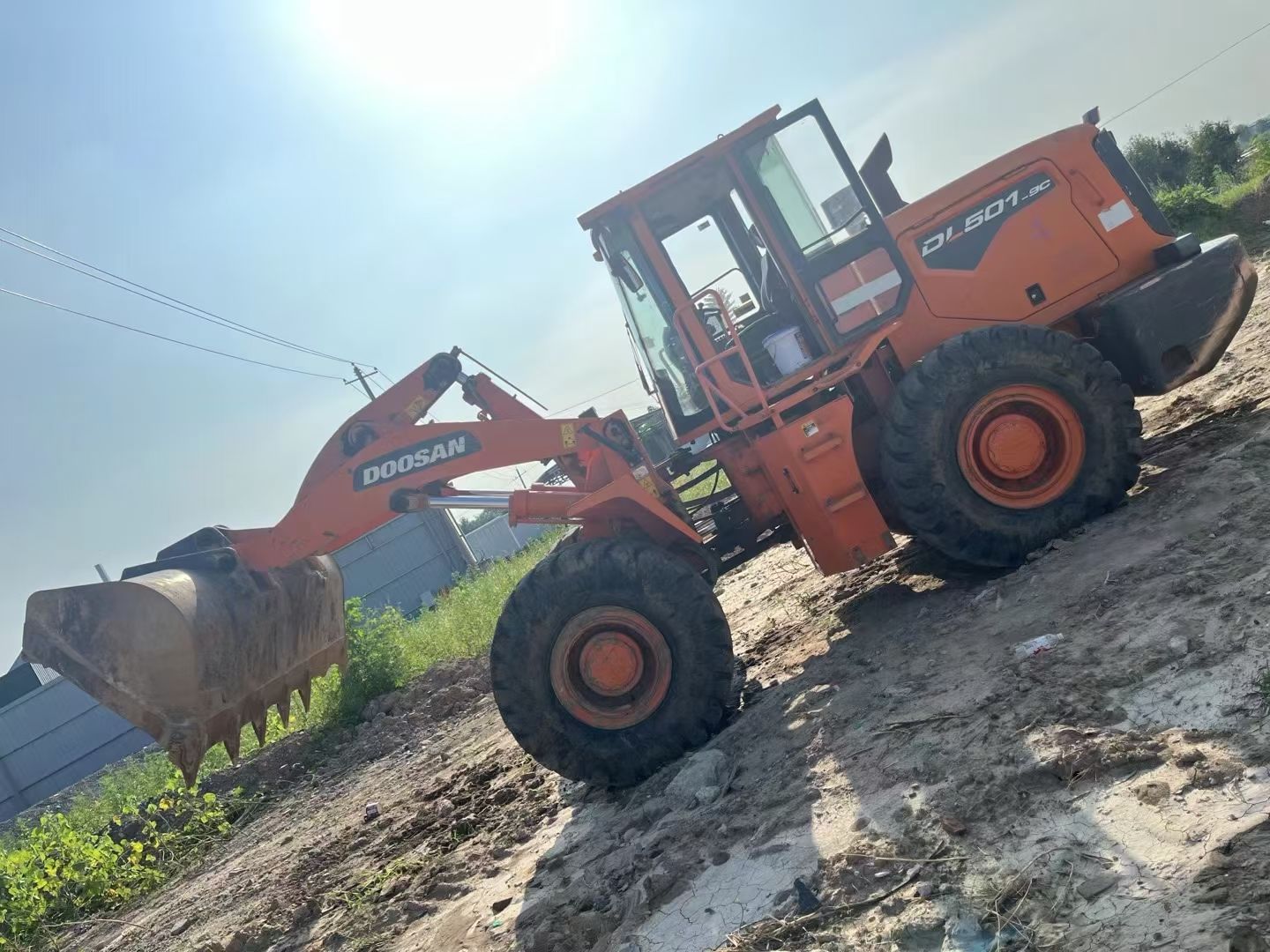 Used Doosan DL501 Wheel Loader for Sale front view