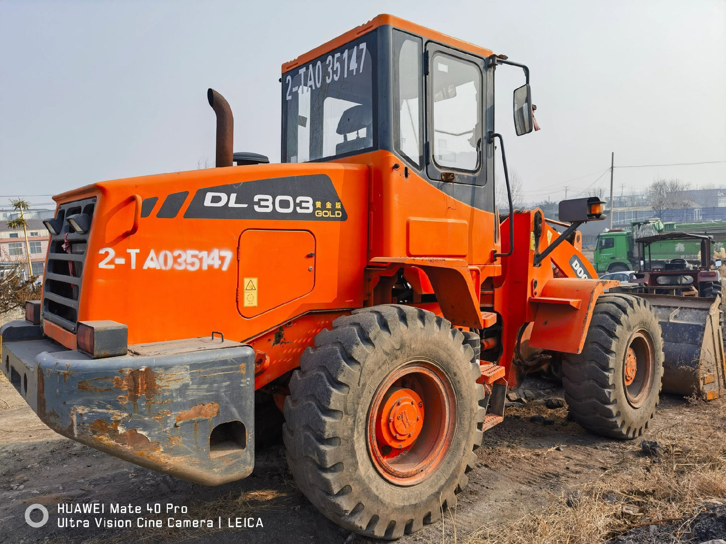 Used Doosan DL303 Wheel Loader for Sale rear side view