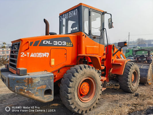 Used Doosan DL303 Wheel Loader for Sale rear side view